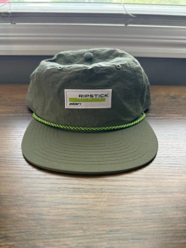 Elan Skis Olive Green SnapBack Hat