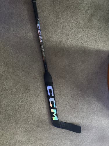 Senior CCM XF Pro Regular Goalie Stick 25" Paddle (Used)