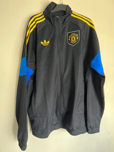 adidas Manchester United FC LFSTLR Track Jacket Men's Size Large KC7793