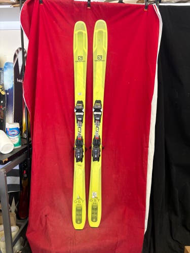 Skis: Salomon QST 85 all-mountain skis, 177cm, 85mm waist 
Bindings: Marker (grip walk)