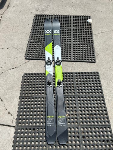 2021 Volkl 170 cm Alpine Touring Skis With Bindings (Used) with custom Alpinist Ski 10 binding