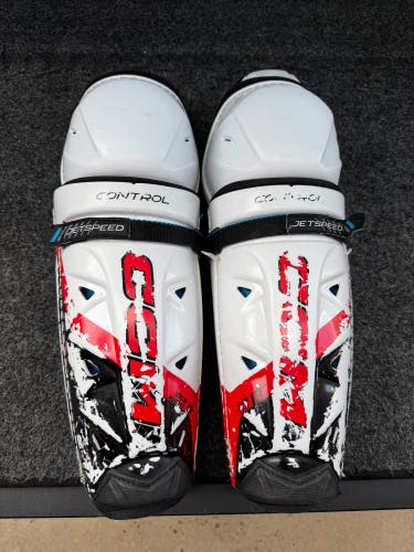 Junior CCM JetSpeed FT6 13" Shin Pads (Used)