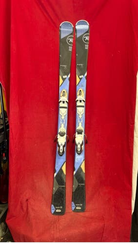 Skis: Rossignol Temptation 75 all-mountain skis, 150cm
Bindings: Rossignol/Look Xpress 
Bindings