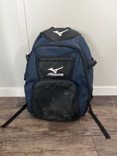 Blue Kids Unisex Mizuno Backpack (Used)