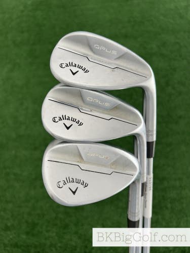 Callaway Opus Chrome 3 Wedge Set (50, 56, & 60 Degrees)