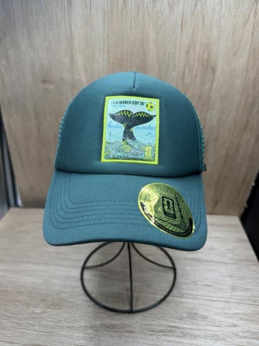 NWT FIFA World Cup 2026 Poster Seattle T2 Foam Trucker Hat