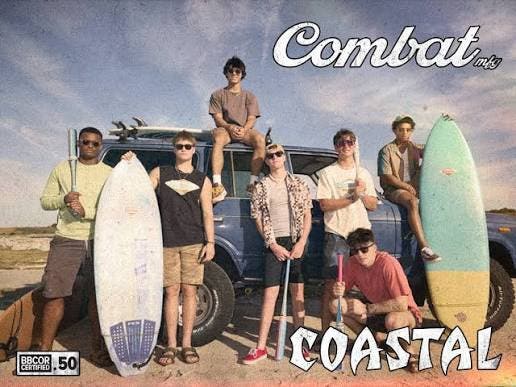 2026 Combat MFG Spec A1 Alloy Coastal Collection Jaws Certified Bat (New)