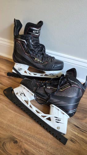 Black CCM JetSpeed 280 Hockey Skates 10 (Used)
