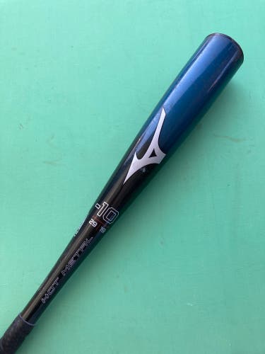 Mizuno Hot Metal Alloy Bat USSSA Certified (-10) 19 oz 29" (Used)