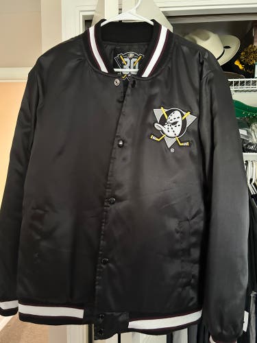 Anaheim Ducks Limited Addition Bomber Jacket Men's Large Jacket (New)