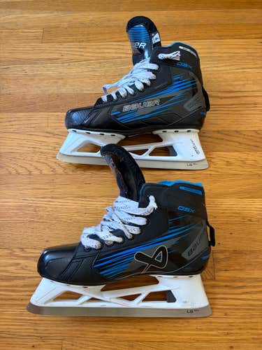 Bauer GSX Hockey Goalie Skates Regular Width 9 (Used)