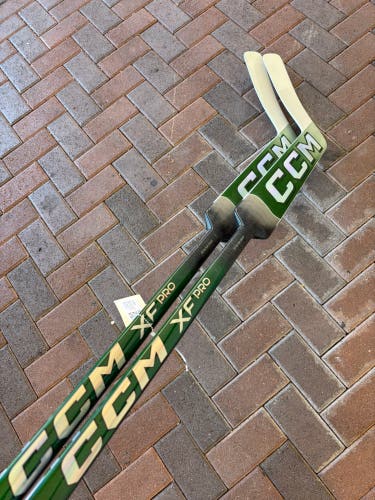 NEW 2 Pack - Senior CCM XF Pro Goalie Stick Regular 25" Paddle Pro Stock
