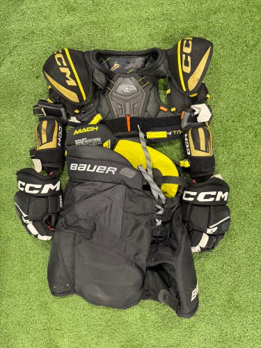 CCM Hockey Starter Kit | Youth | Sizes in Photos
