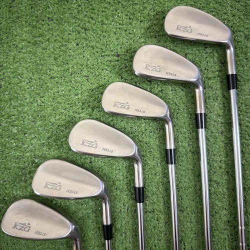 KZG HB 516 Blade Iron Set 6-PW AW NS Pro 850GH Stiff Flex Steel