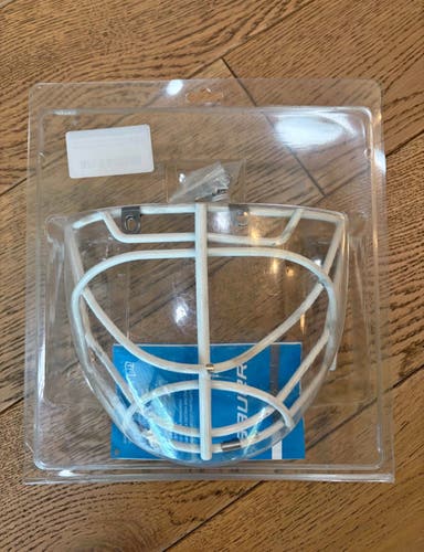 Cats Eye Bauer Goalie Mask Replacement Wire Cage White Senior