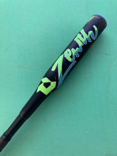 Black 2022 DeMarini Zenith Hybrid Bat (-13) Hybrid 18 oz 28" (Used)