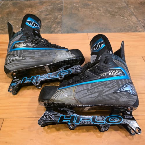 Mission Axiom T7 Inline Roller Hockey Skates Size 8D