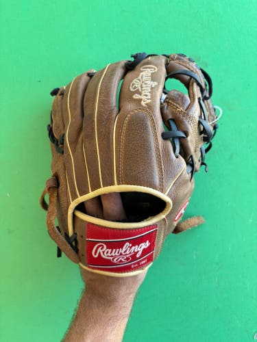 Brown Rawlings Premium Series RH Infield Baseball Glove 11.5"