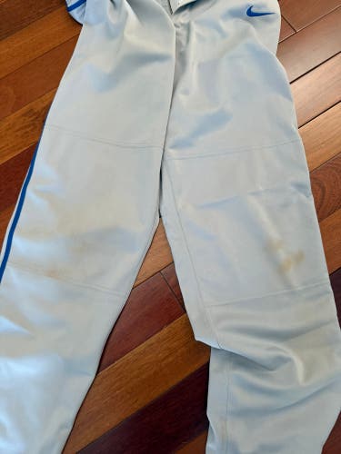 Gray Men's Small Adult Nike Game Pants (Used)