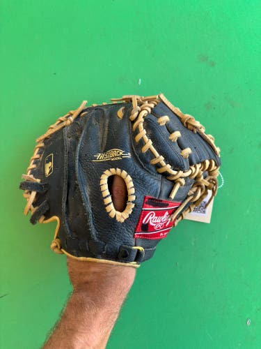 Black Rawlings Highlight Series RH Catcher's Baseball Glove 31.5"