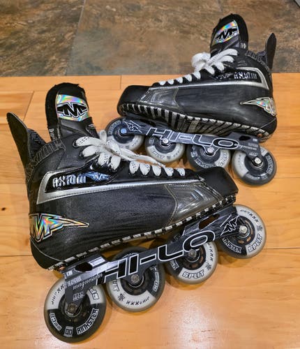 Mission Axom T9 Inline Roller Hockey Skates Size 10EE