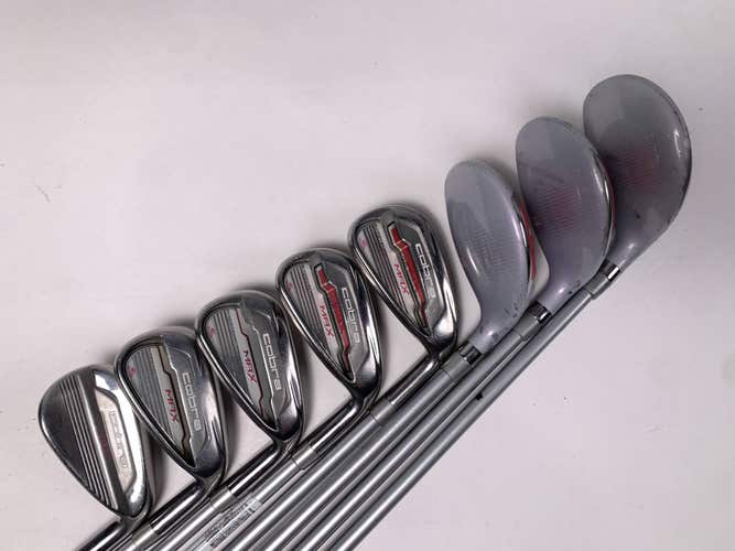Cobra MAX Hybrid Iron Set 4H-6H 7-PW+SW Matrix White Tie X4 50g Ladies RH HC