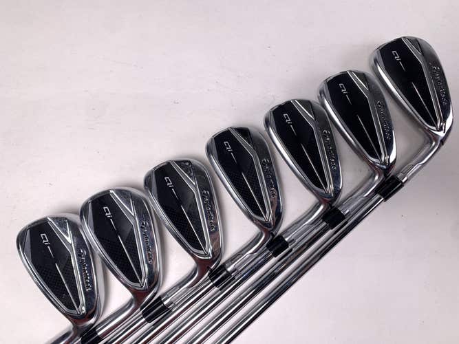 TaylorMade Qi Iron Set 4-PW KBS Tour Lite Stiff Steel Mens RH