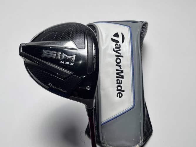 TaylorMade SIM MAX Driver 10.5* Fujikura Atmos Red 5R Regular RH HC
