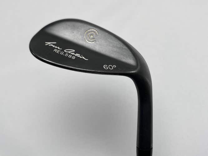 Cleveland 588 Black Melonite Wedge 60* True Temper Dynamic Gold Wedge Steel RH