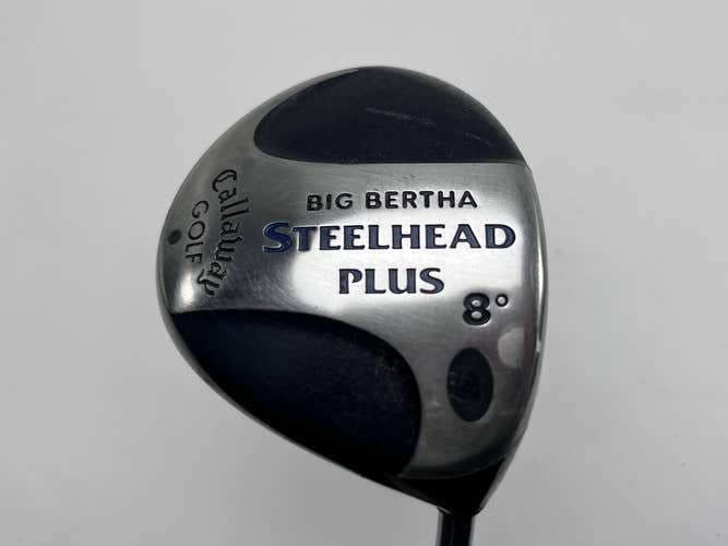 Callaway Steelhead Plus Driver 8* Big Bertha Regular Graphite Mens RH