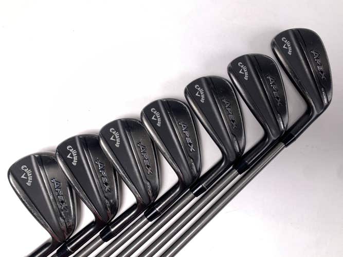 Callaway Apex TI Fusion Iron Set 4-PW AeroTech SteelFiber i95 Stiff RH
