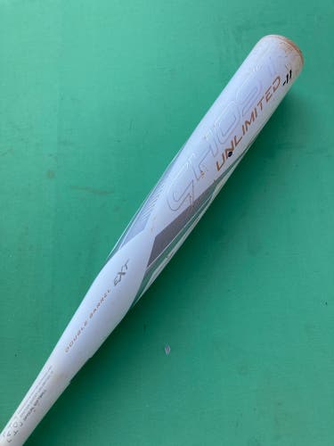White 2023 Easton Ghost Unlimited Composite Bat (-11) Composite 18 oz 29" (Used)