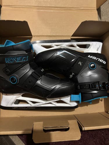 Bauer Konekt HF3 Hockey Goalie Skates Regular Width 8.5 (Used)
