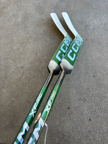 2 Pack - Senior CCM XF Pro Goalie Stick Regular 25" Paddle Pro Stock
