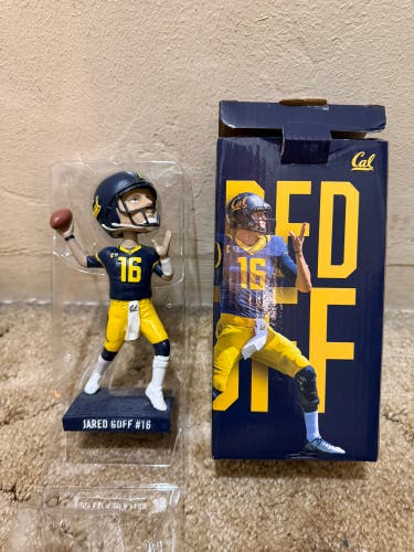 Jared Goff Cal Bears Football Bobblehead 2019 Collectors Edition