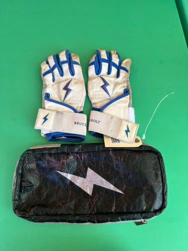 Large Bruce Bolt Bader Batting Gloves (Used)