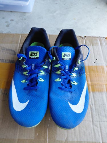 Blue Nike Rival S track spikes(Used)
