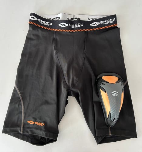 Black Medium Men's Shock Doctor Compression (Used)