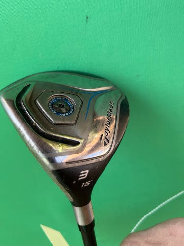 TaylorMade JetSpeed Fairway Wood Left Hand Stiff Flex 3+ Wood (Used)