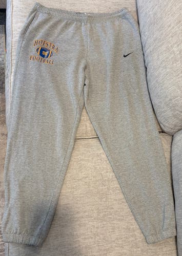 RARE Vintage 2004 Nike Hofstra College Football Player Worn #96 Sweatpants XXL