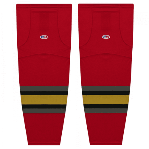 Athletic Knit HS2100-763 2021 Vegas Reverse Retro Red Cut&Sew Mesh Hockey Socks - Senior XL Wide 30"
