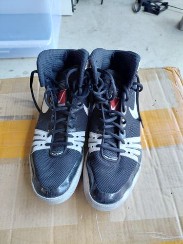 Nike Freek Wrestling Shoes Black Men's Adult Size M 11.0 (W 12.0) Nike (Used)