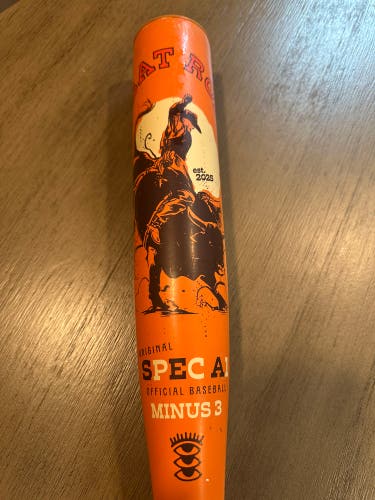 2025 COMBAT MFG Spec A1 Rodeo "Greatest Show on Dirt" BBCOR Baseball Bat - 31/28 (-3)