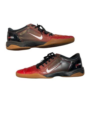 Used Nike TOTAL 90 III Soccer Indoor Shoes Black And Red Senior 11.5 11873-S000247556