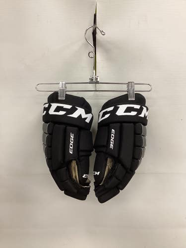 Used CCM EDGE Senior Gloves Black 14" 11851-S000051197
