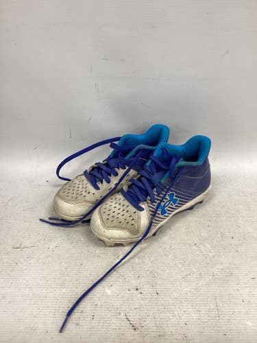 Used Under Armour UNDER ARMOUR BB/SB Cleats Royal Blue And White Junior 01 11851-S000051195