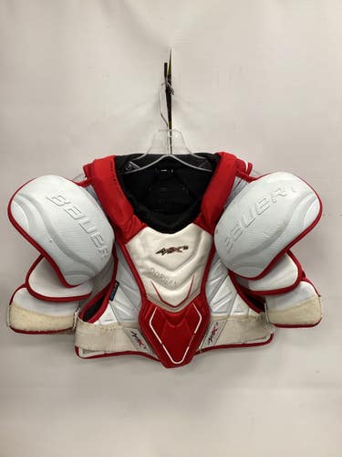 Used Bauer VAPOR APX2 Senior Shoulder Pads White SM 11851-S000051185