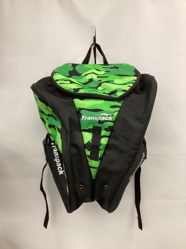 Used TRANSPACK Ski Boot Bag Camouflage 11851-S000051198
