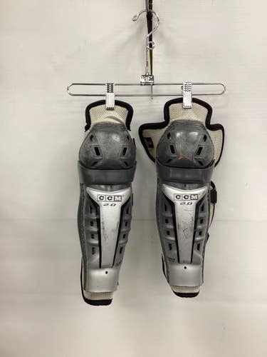 Used CCM 2.0 SHIN GUARDS Junior Shin Guards Grey 11" 11851-S000051208