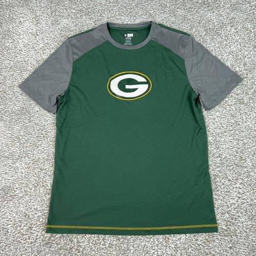 Green Bay Packers Shirt Mens XL Green NFL Football NFL Team Apparel TX3 Cool